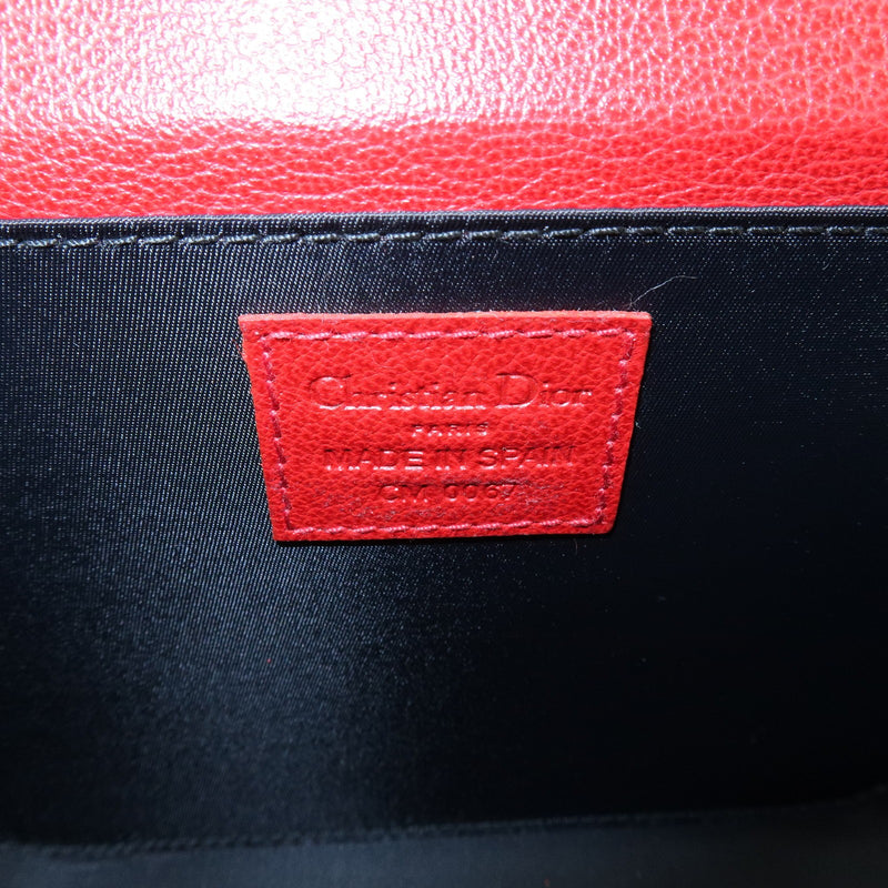 Christian Dior Handbag Leather Red Bag