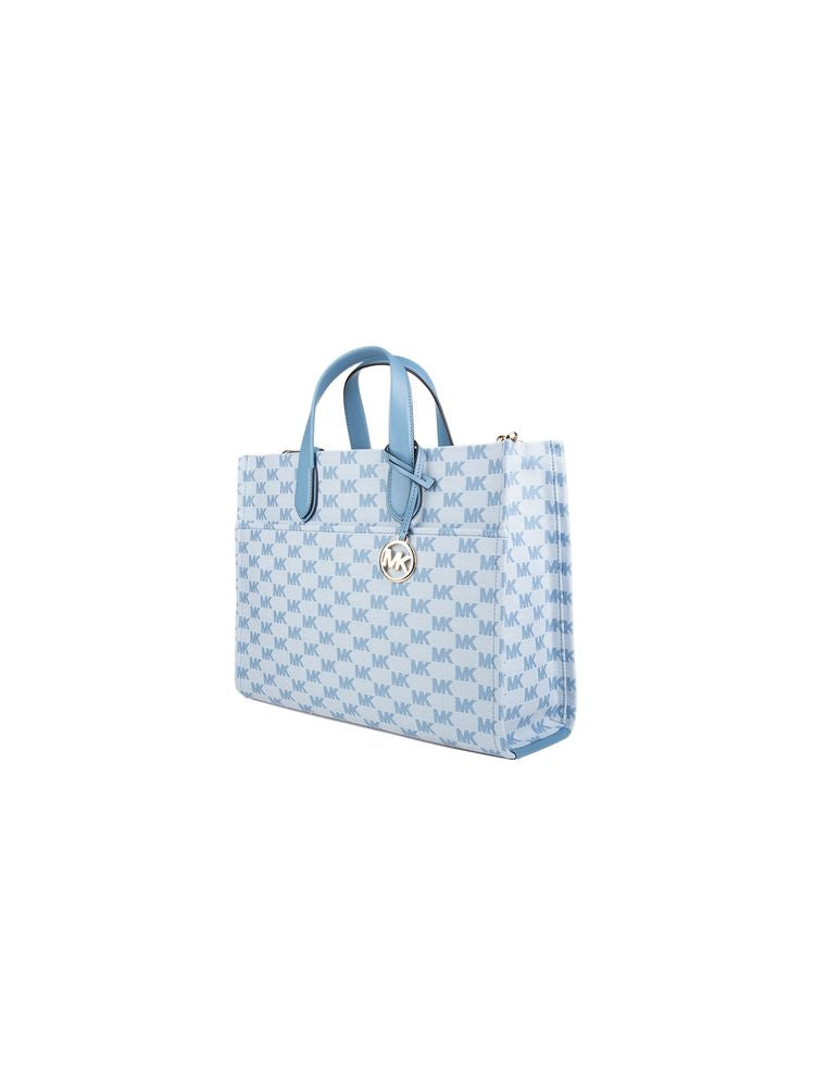 Michael Kors Tote Bag — Blue Cotton