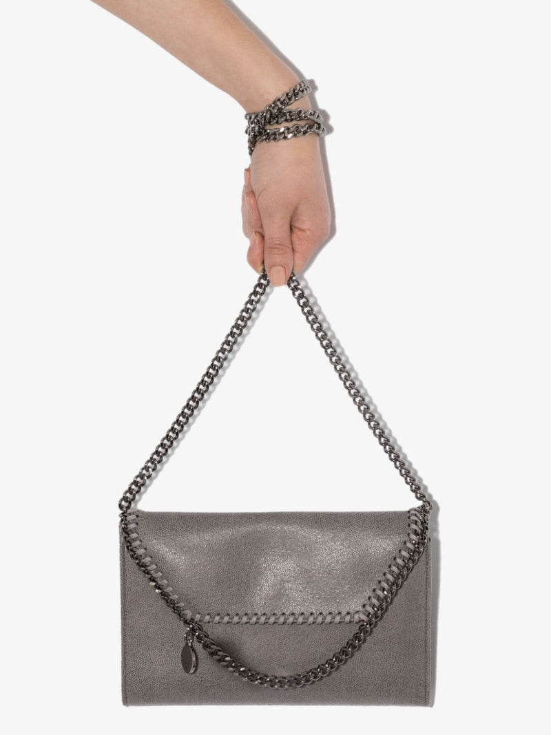 Stella Mccartney Falabella Clutch — Gray