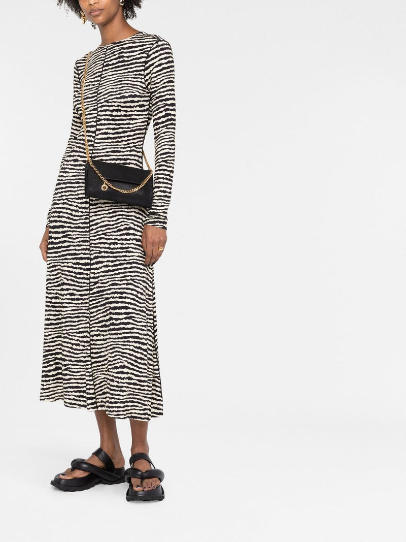 Stella Mccartney Falabella Shoulder Bag — Black Faux Leather