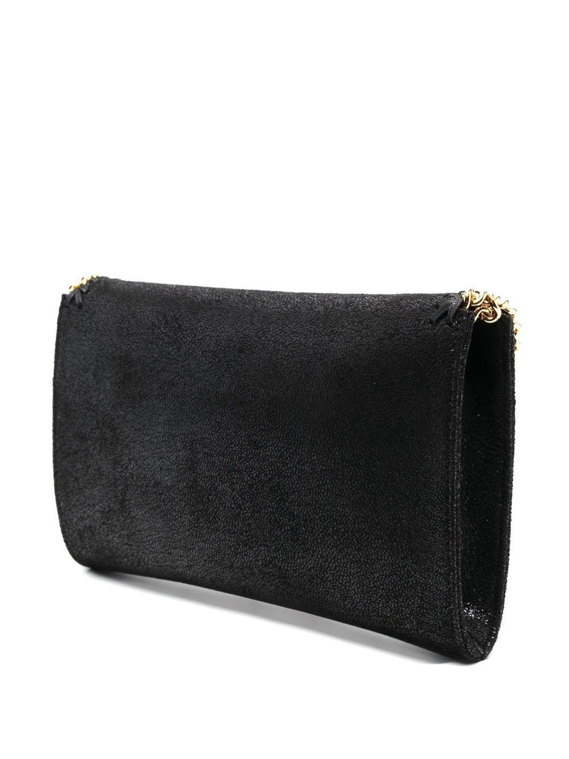 Stella Mccartney Falabella Shoulder Bag — Black Faux Leather