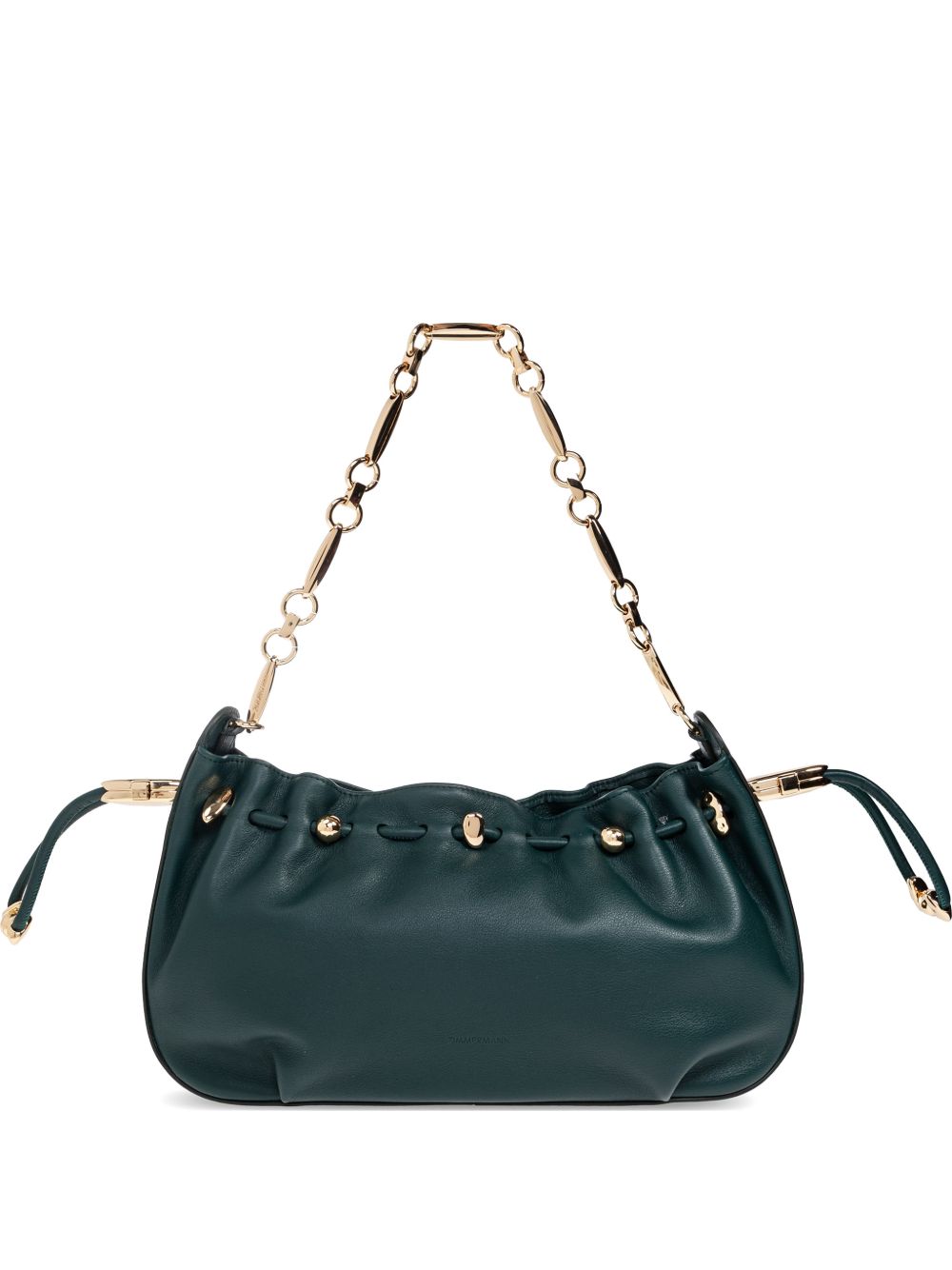 Zimmermann Halcyon Shoulder Bag — Green Leather