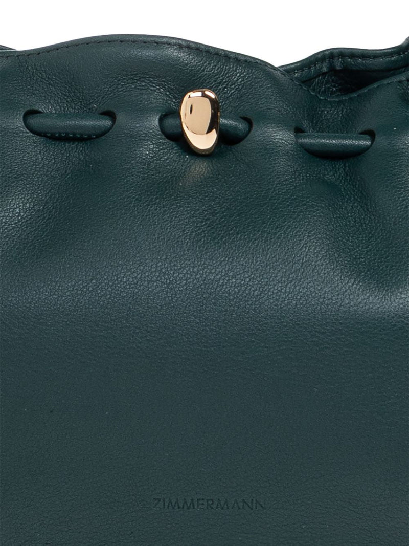 Zimmermann Halcyon Shoulder Bag — Green Leather