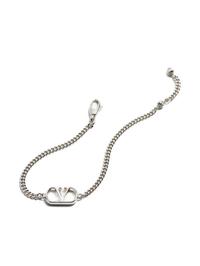 Valentino Garavani Vlogo Bracelet — Silver Bracelets