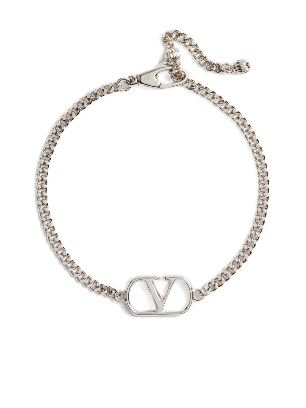 Valentino Garavani Vlogo Bracelet — Silver Bracelets