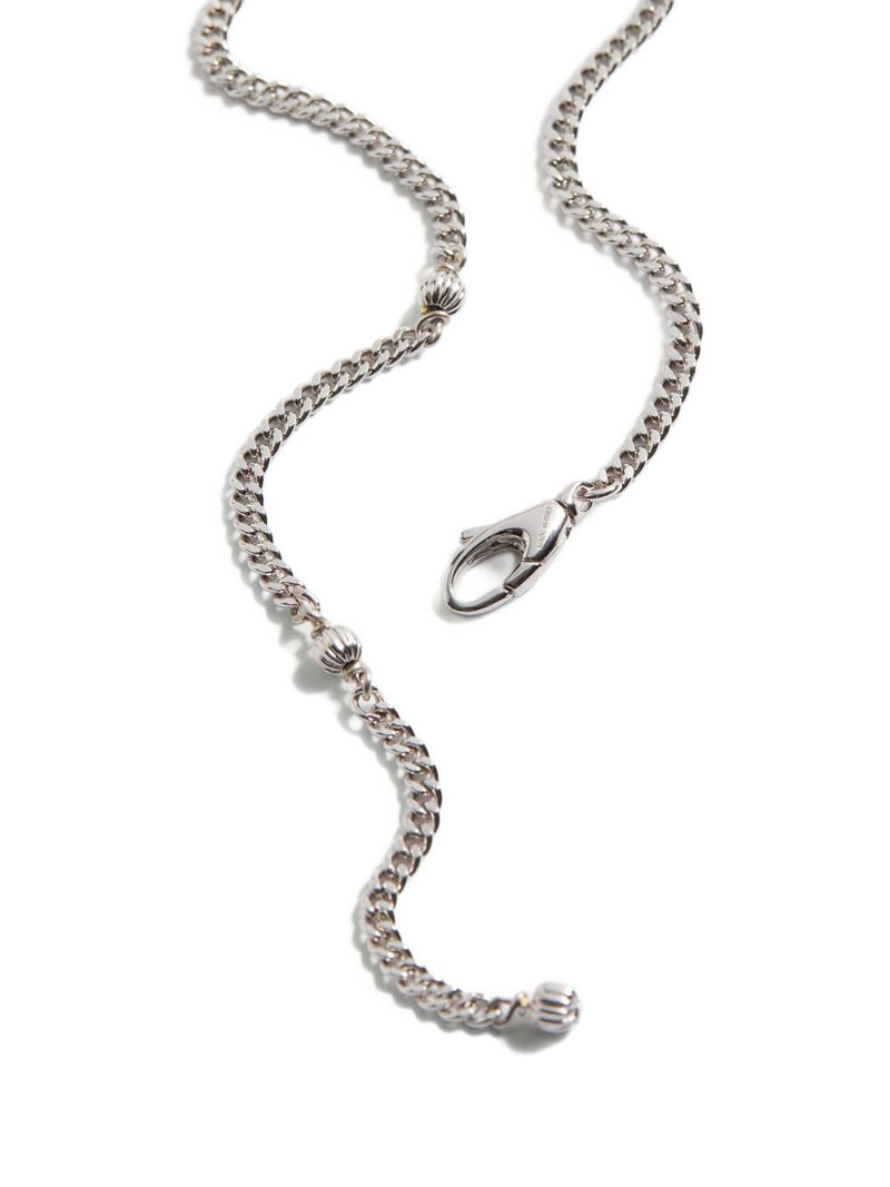 Valentino Garavani Vlogo Signature Cable-Link Necklace — Silver Necklaces