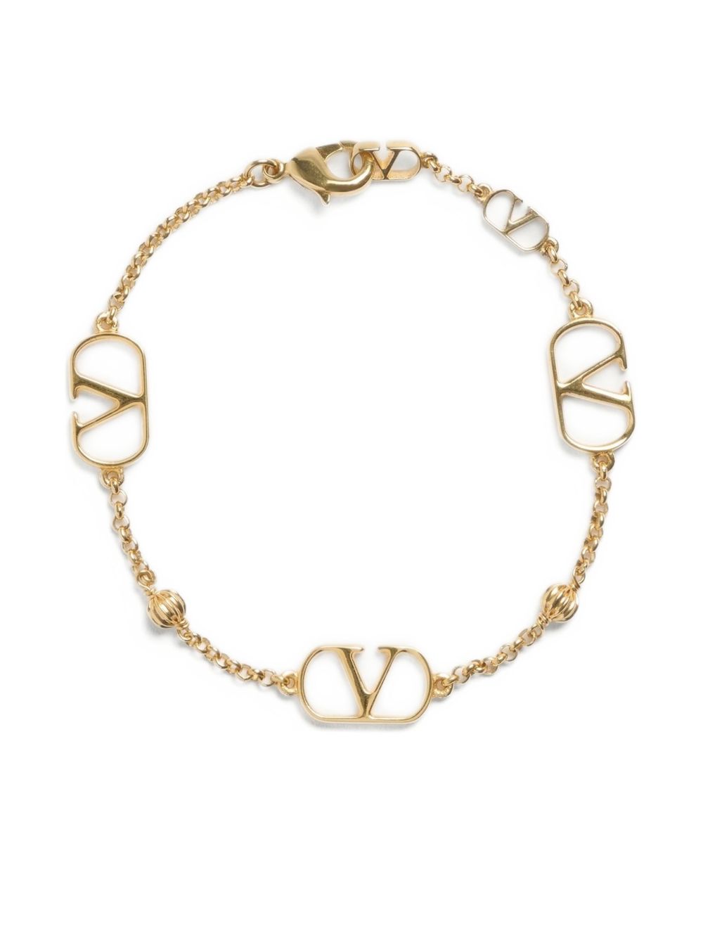 Valentino Garavani Vlogo Signature Gold-Tone Bracelet — Gold Bracelets