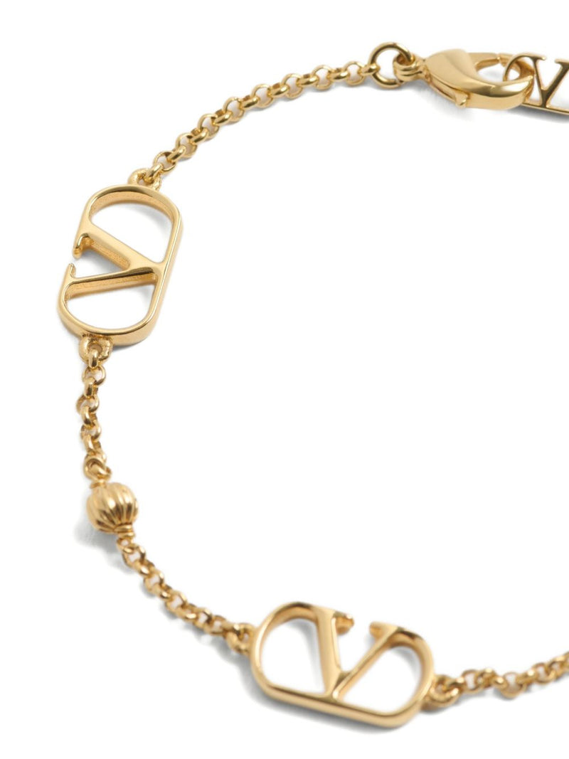 Valentino Garavani Vlogo Signature Gold-Tone Bracelet — Gold Bracelets
