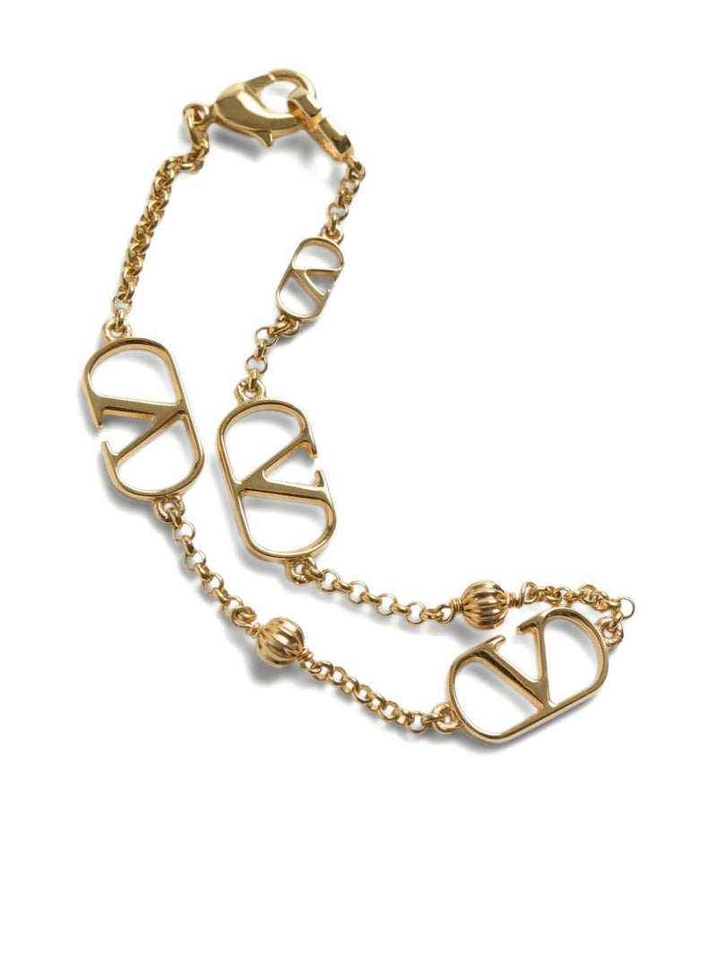 Valentino Garavani Vlogo Signature Gold-Tone Bracelet — Gold Bracelets
