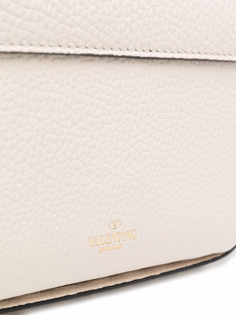 Valentino Garavani Shoulder Bag — White Leather