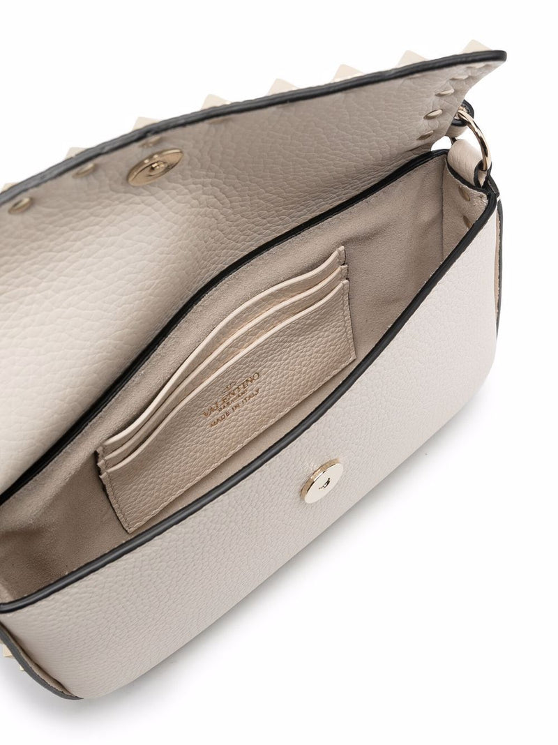 Valentino Garavani Shoulder Bag — White Leather