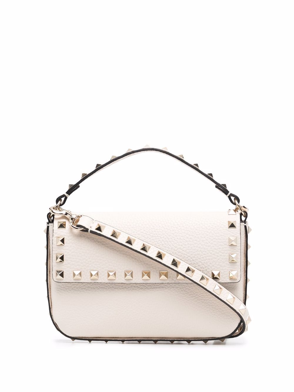 Valentino Garavani Shoulder Bag — White Leather