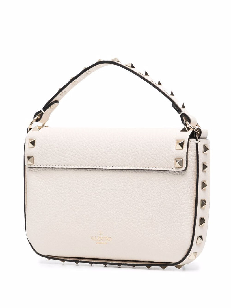 Valentino Garavani Shoulder Bag — White Leather