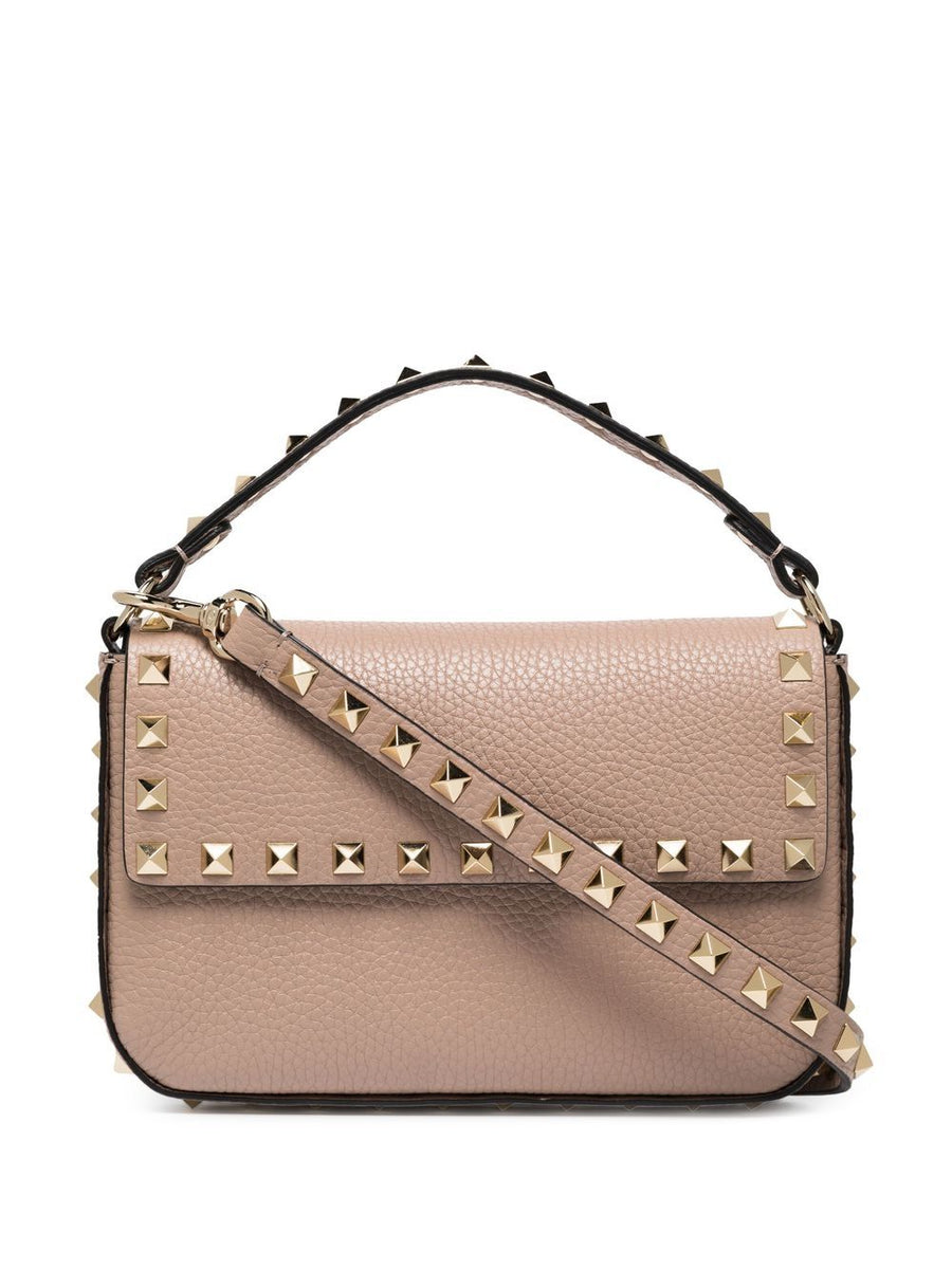 Valentino Garavani Top Handle Bag — Beige Leather