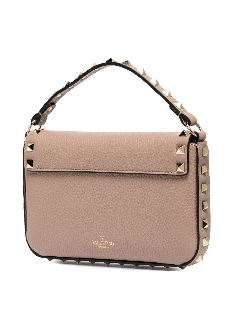 Valentino Garavani Top Handle Bag — Beige Leather