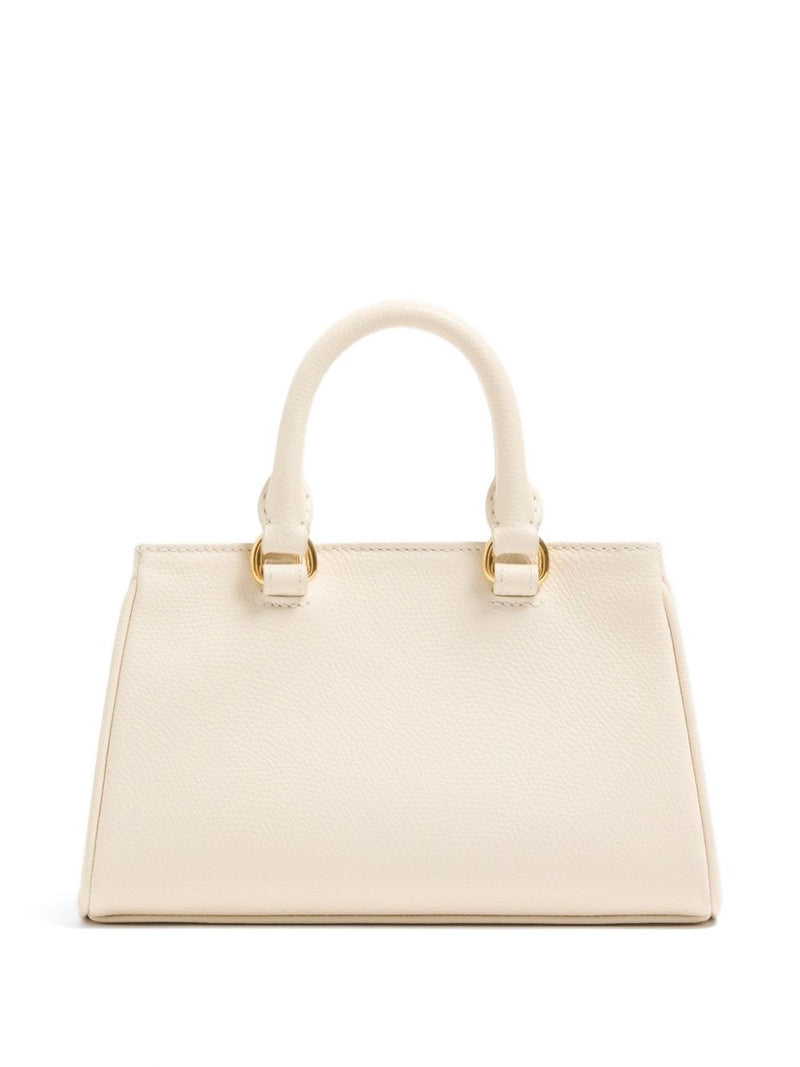 Valentino Garavani Top Handle Bag — Beige Leather