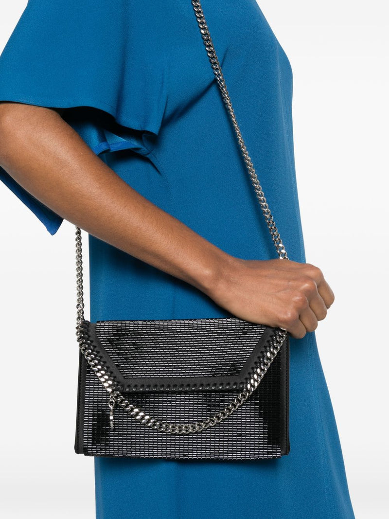 Stella Mccartney Falabella Clutch — Black