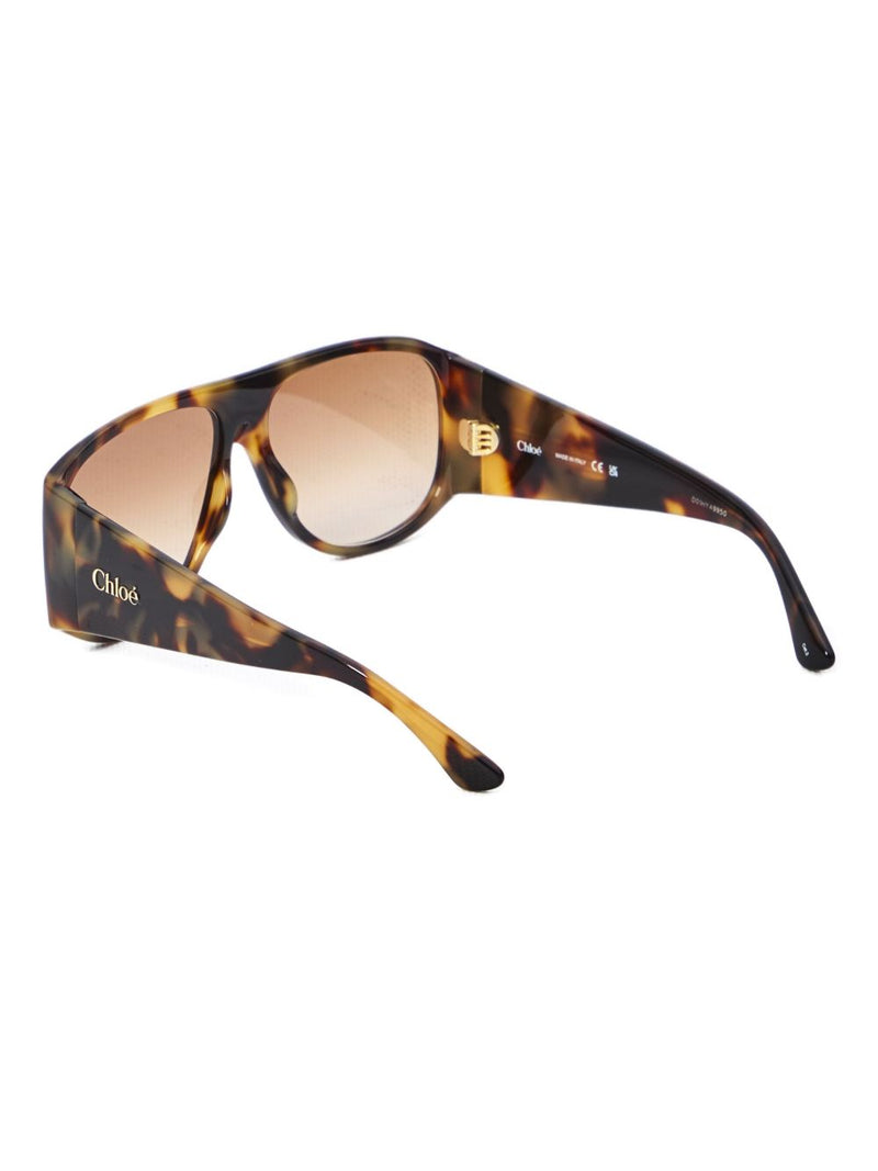 Chloé Tortoiseshell Gradient Sunglasses —