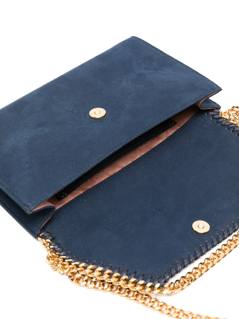 Stella Mccartney Wallet — Navy Blue Leather