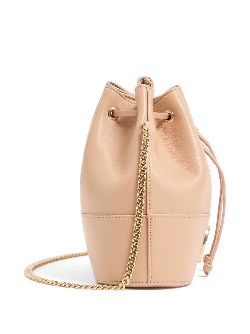 Valentino Garavani Bucket Bag — Beige Nappa Leather