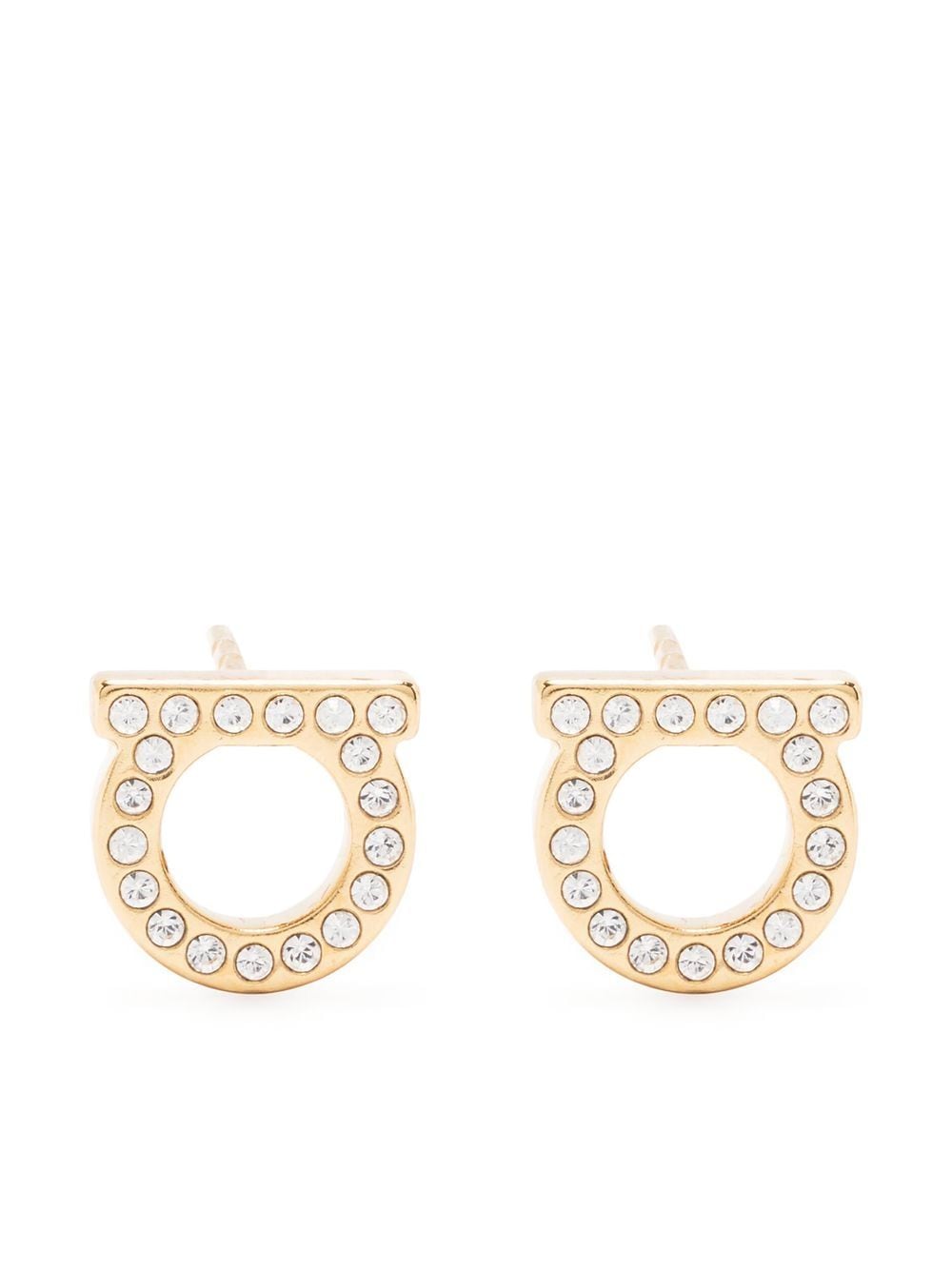 Ferragamo Gancini Earrings — Gold