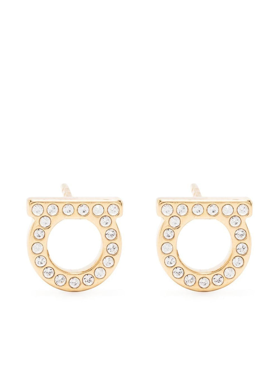Ferragamo Gancini Earrings — Gold