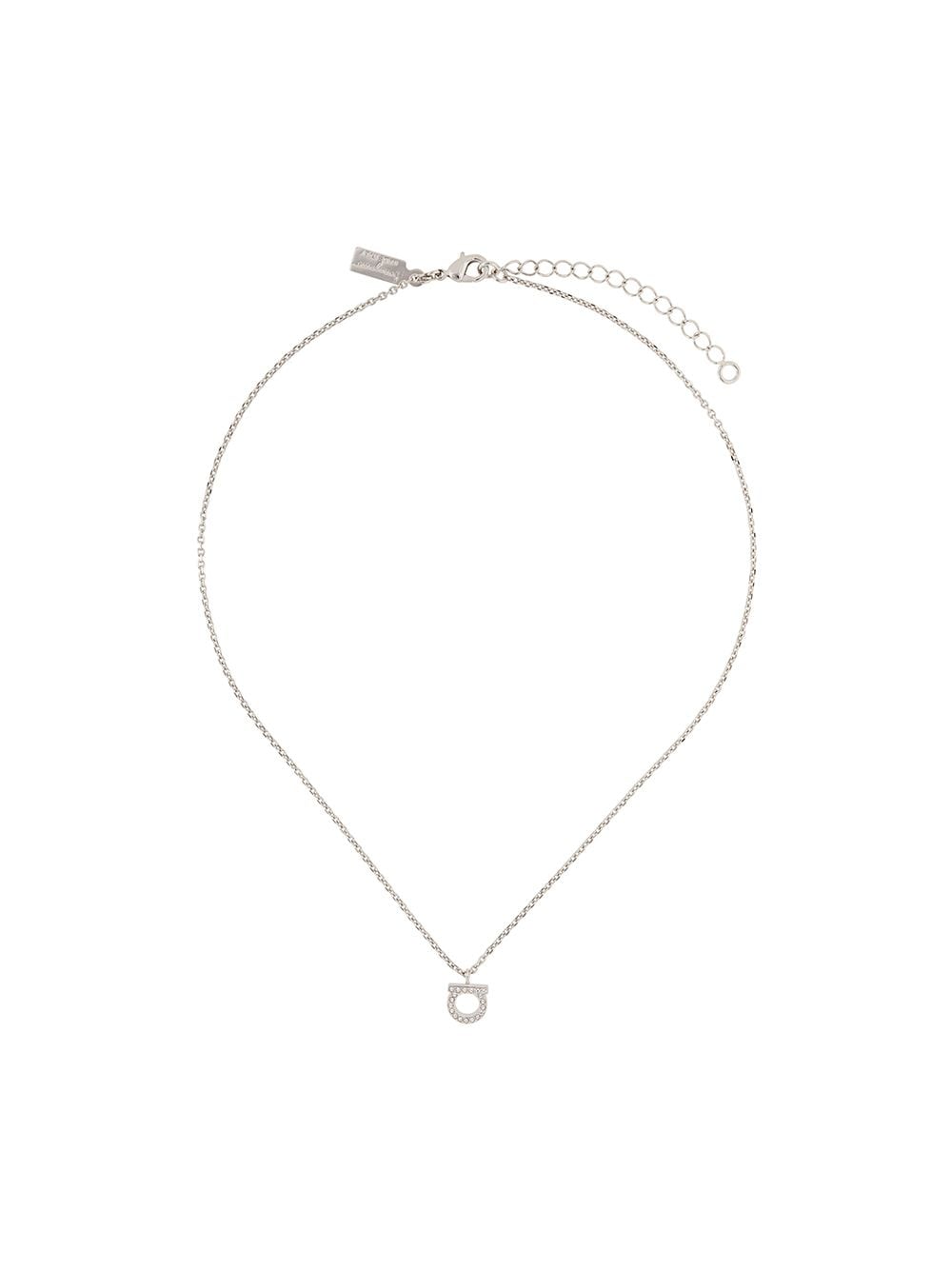 Ferragamo Gancini Necklace — Silver Necklaces
