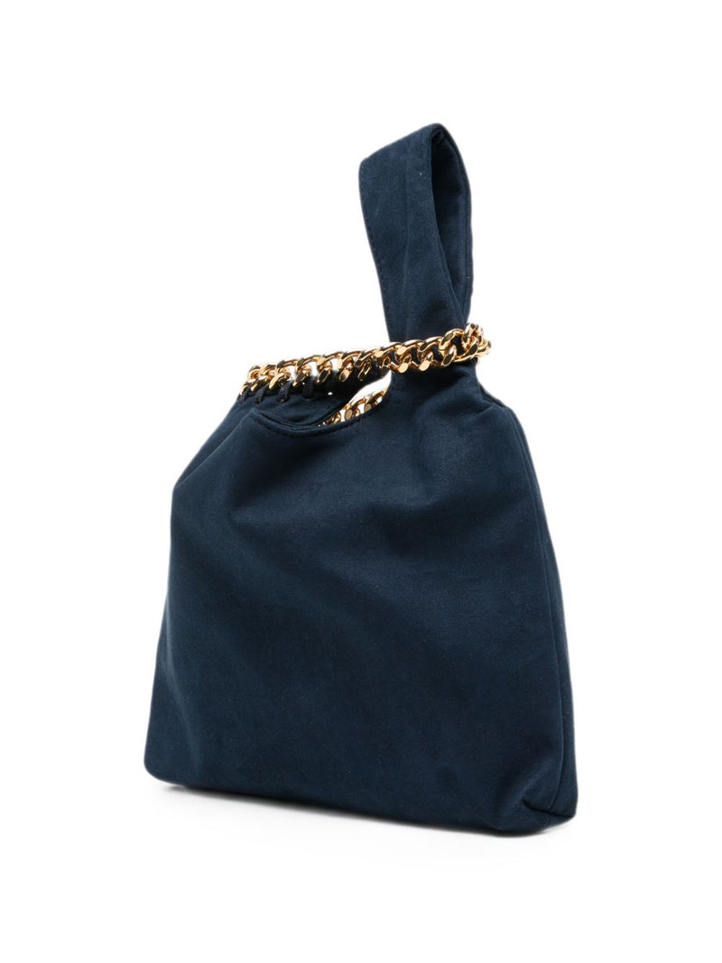 Stella Mccartney Falabella Wristlet Bag — Navy Hand