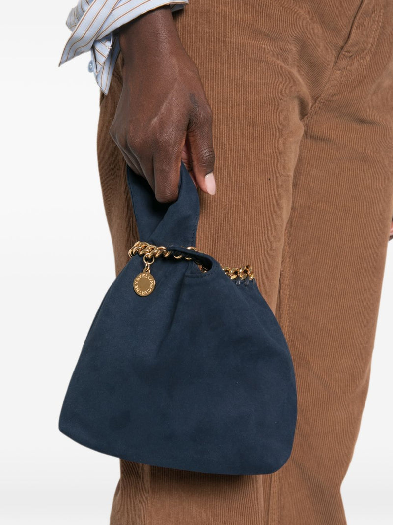 Stella Mccartney Falabella Wristlet Bag — Navy Hand