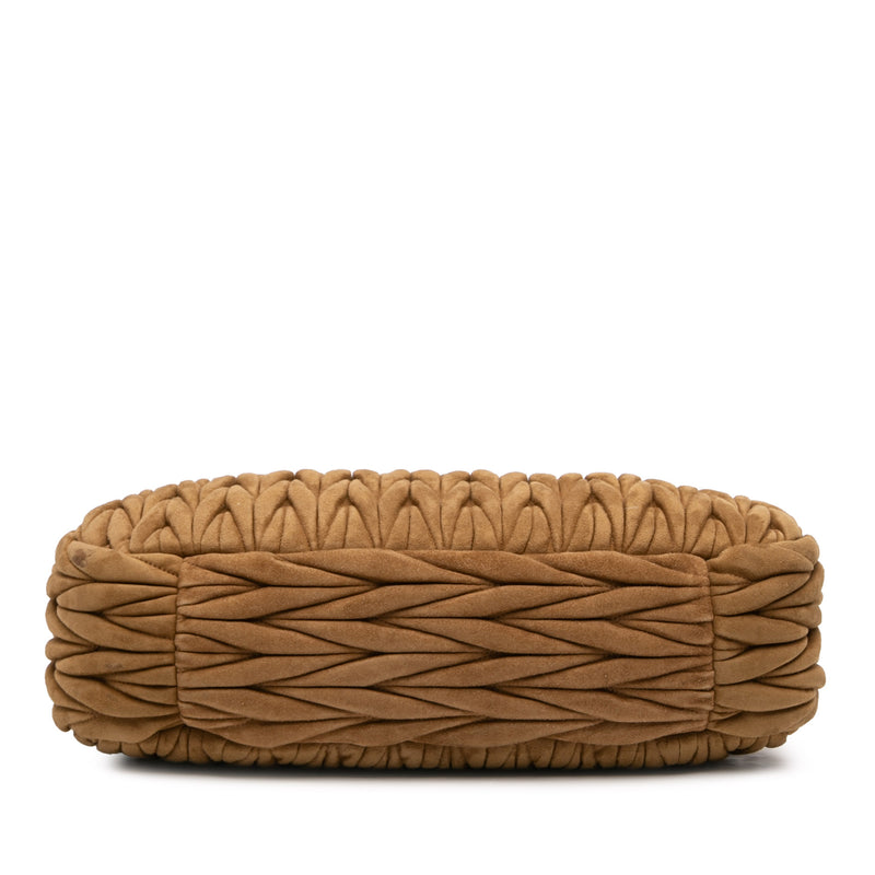 Large Matelasse Suede Wander Bag - Image 3