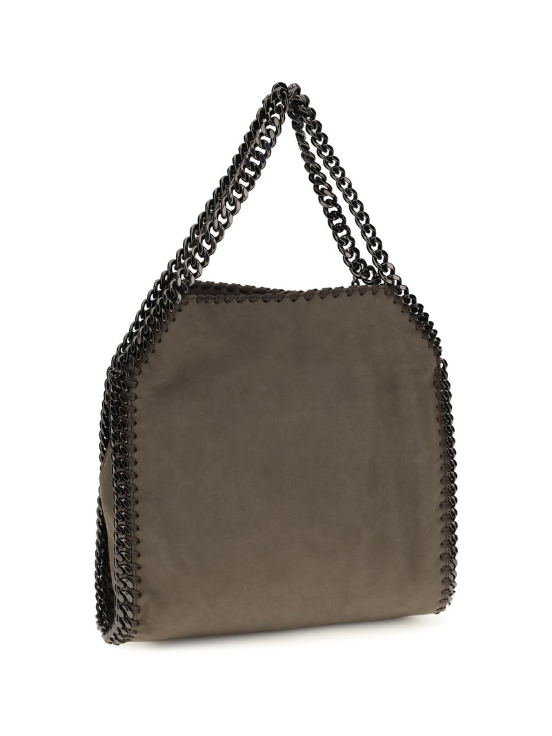 Stella Mccartney Falabella Mini Shoulder Bag — Gray Polyamide