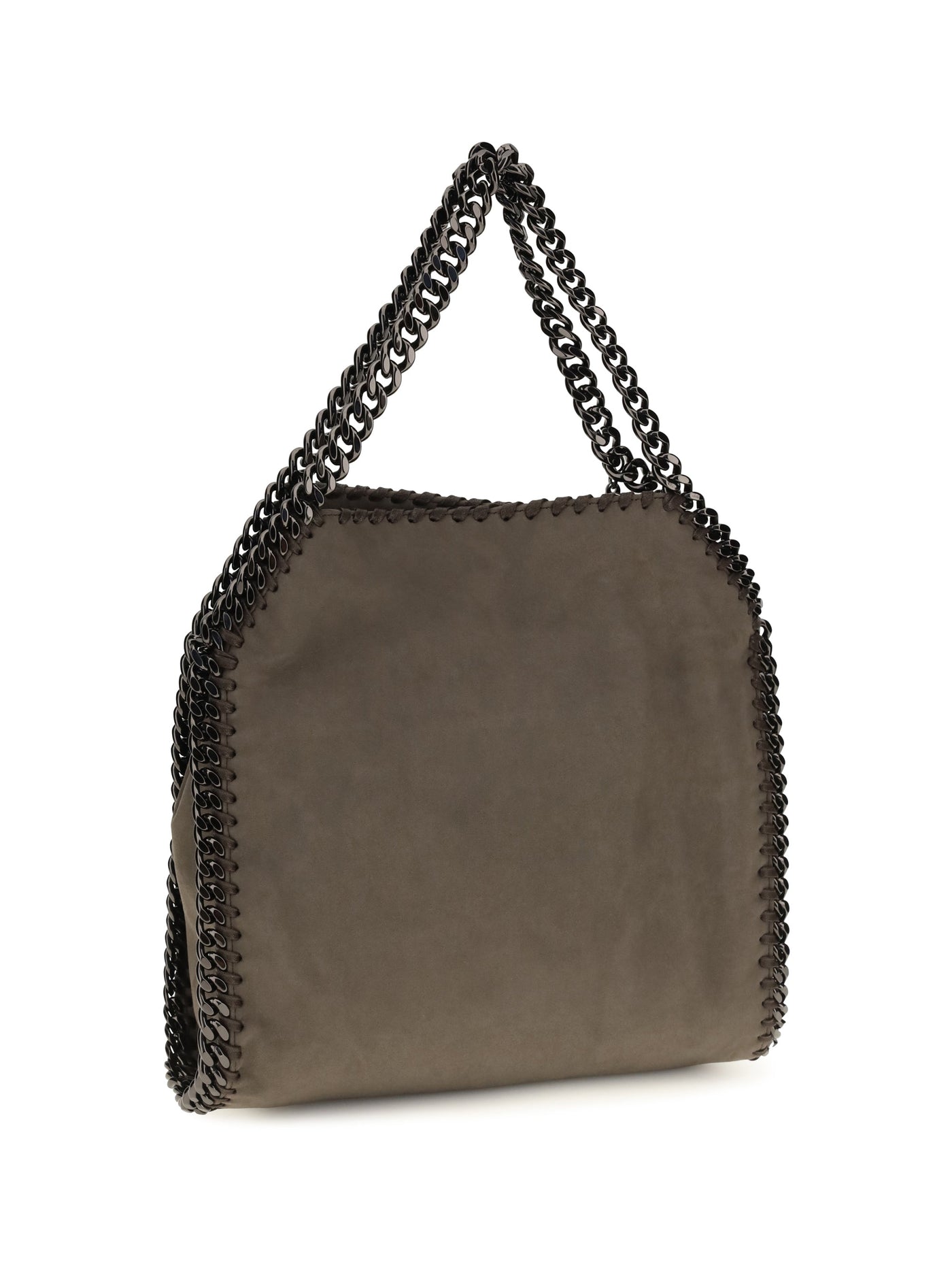 Stella Mccartney Falabella Mini Shoulder Bag — Gray Polyamide