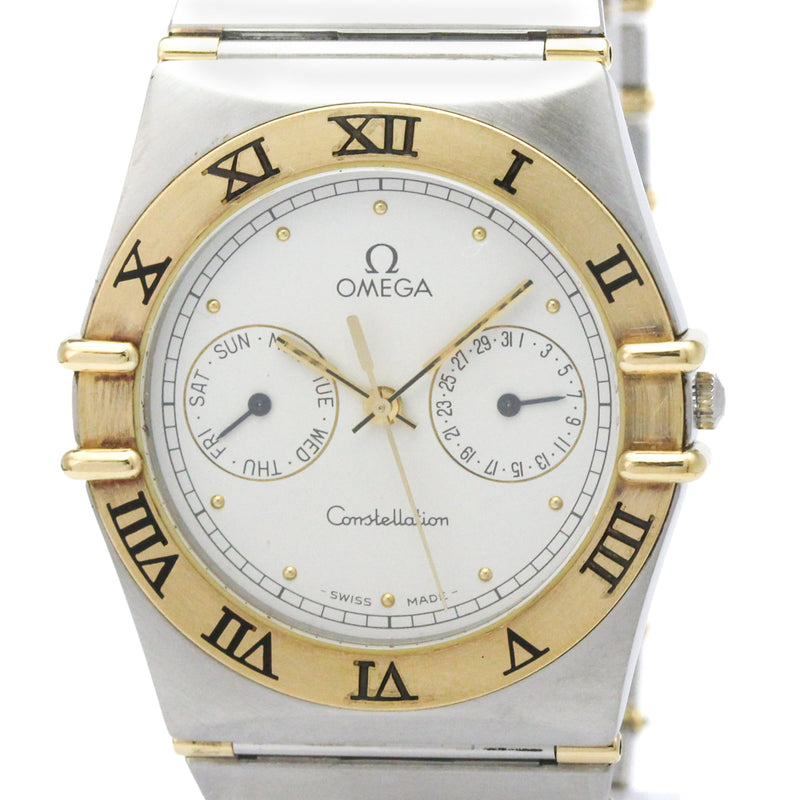 Omega Constellation Quartz Stainless Steel And Yellow Gold Watches