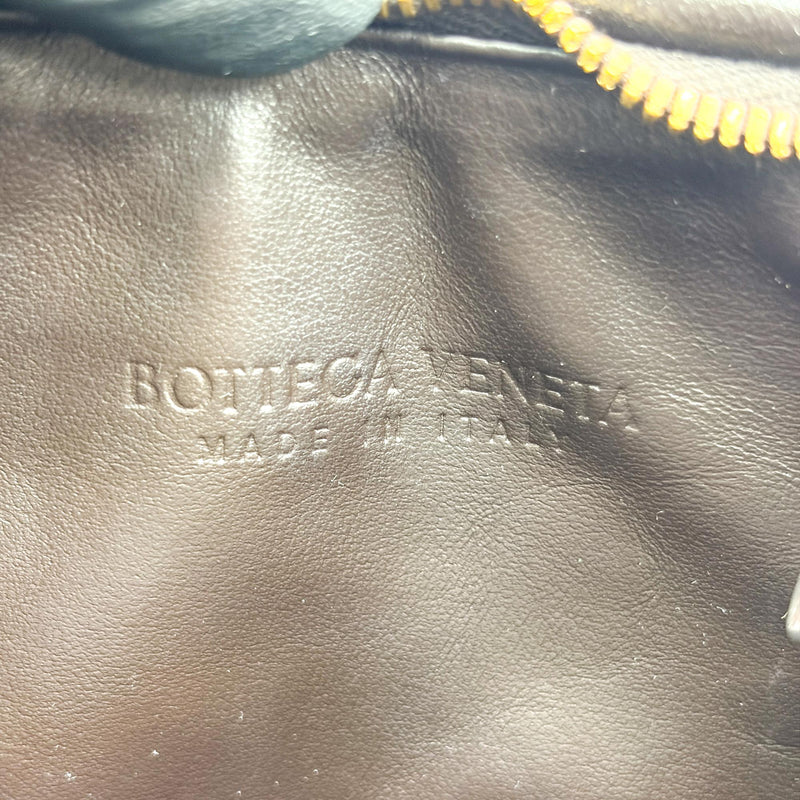 Bottega Veneta Gemelli Intrecciato Leather Black Bag