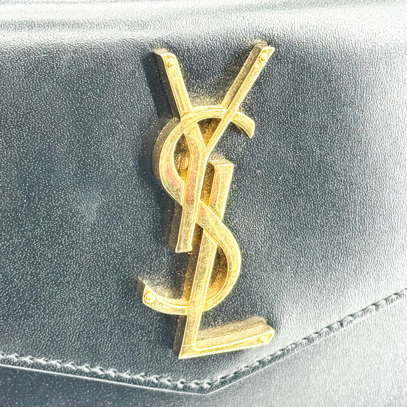 Saint Laurent Uptown Leather Black Bag