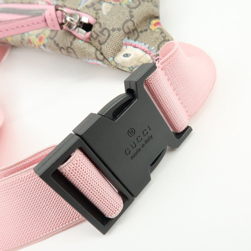 Gucci Childrens Belt Printed Gg Coated Canvas Beige Bag