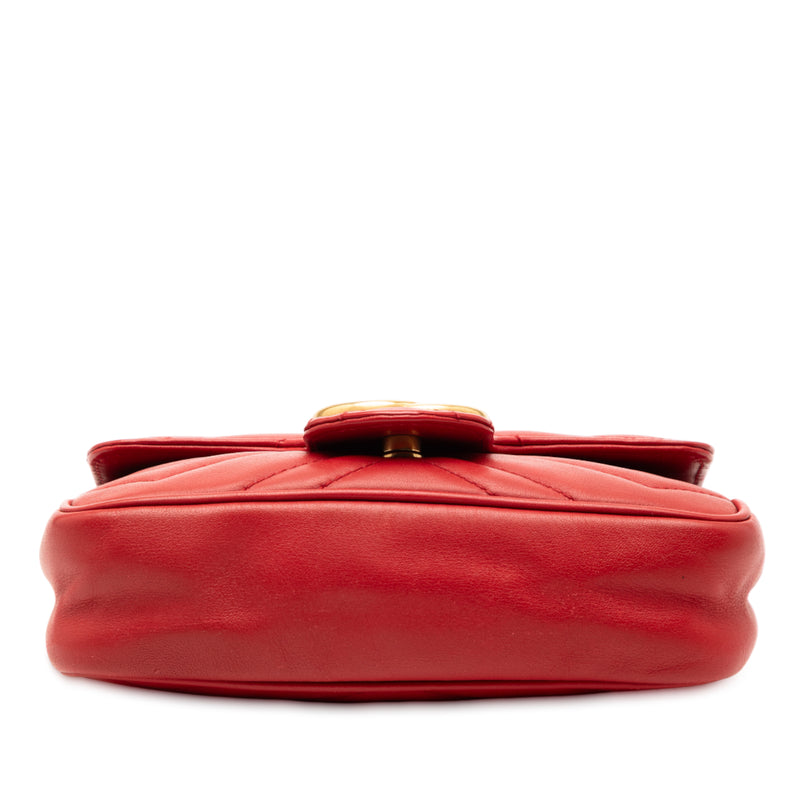 Mini GG Marmont Matelasse Leather Flap Crossbody - Image 3