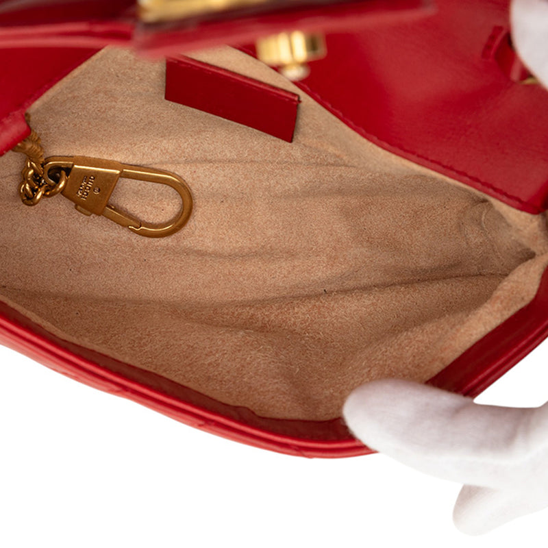 Mini GG Marmont Matelasse Leather Flap Crossbody - Image 4