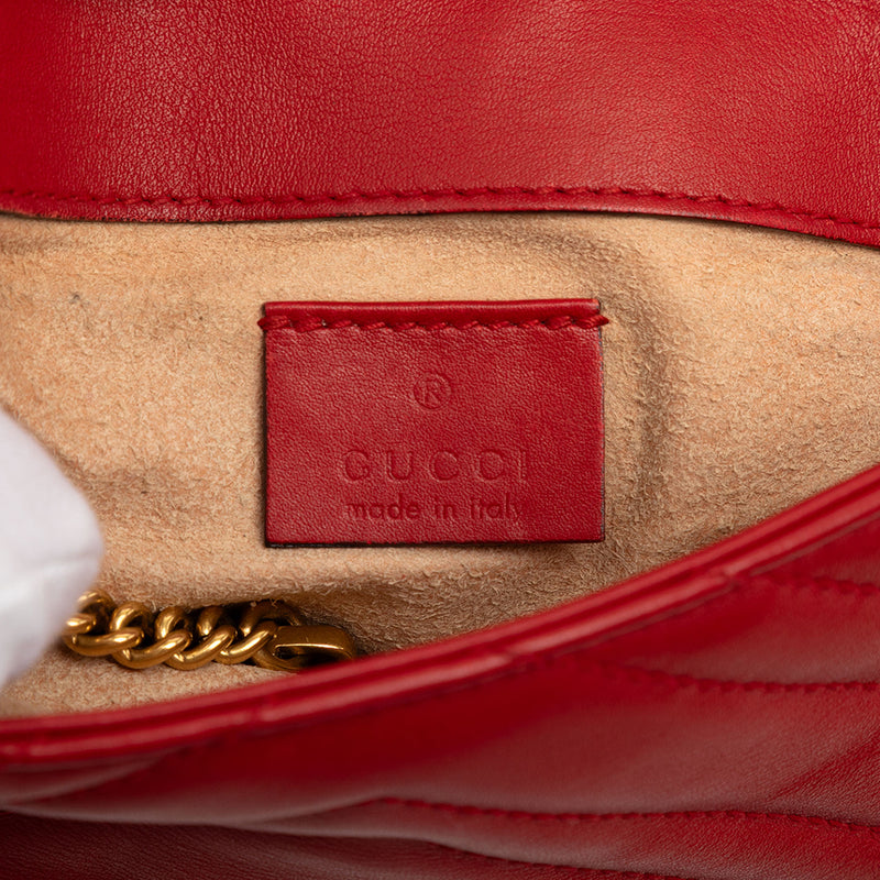 Mini GG Marmont Matelasse Leather Flap Crossbody - Image 5