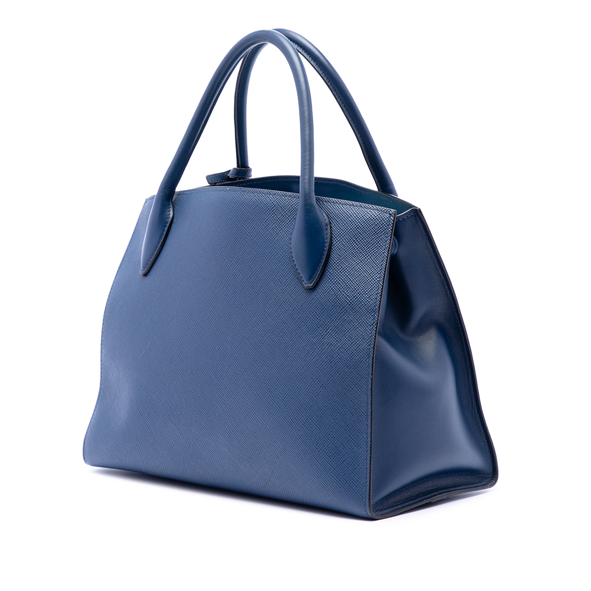 Medium Saffiano Cuir Monochrome Top Handle Tote - Image 2