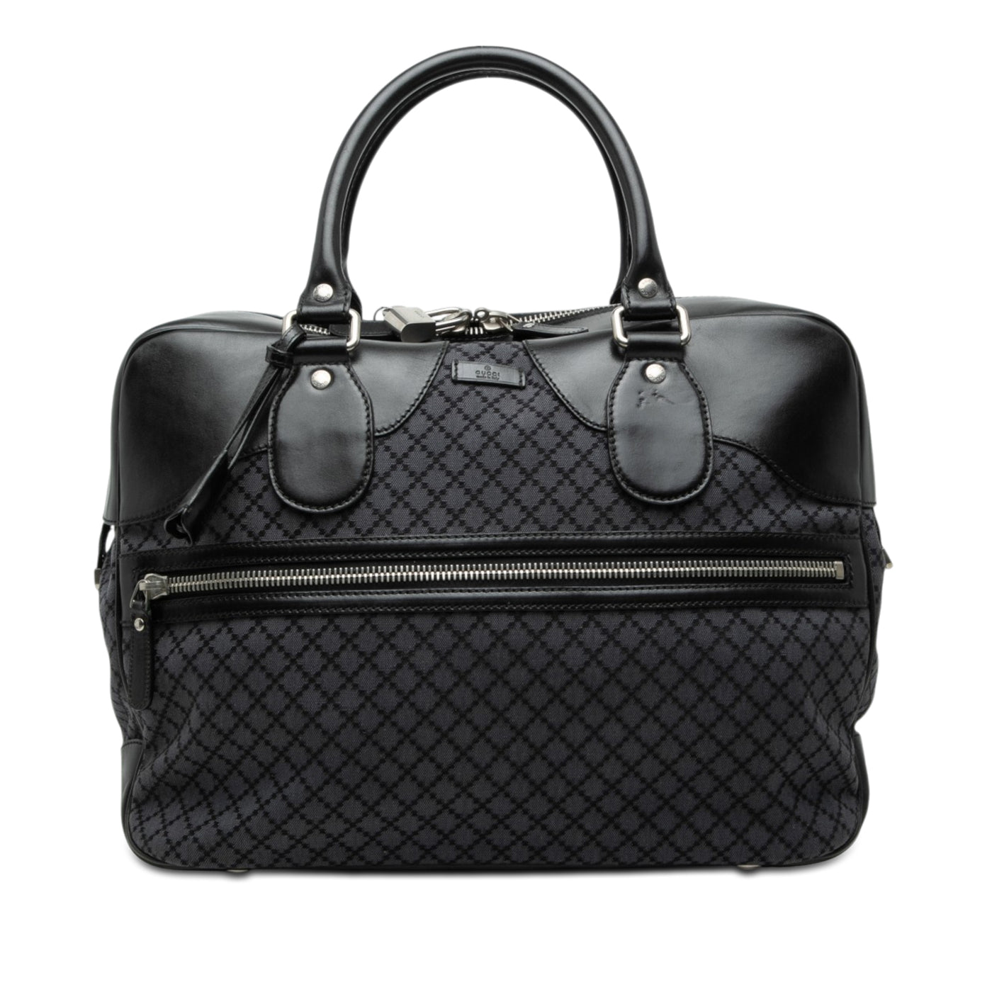 Diamante Canvas Travel Bag - Image 1