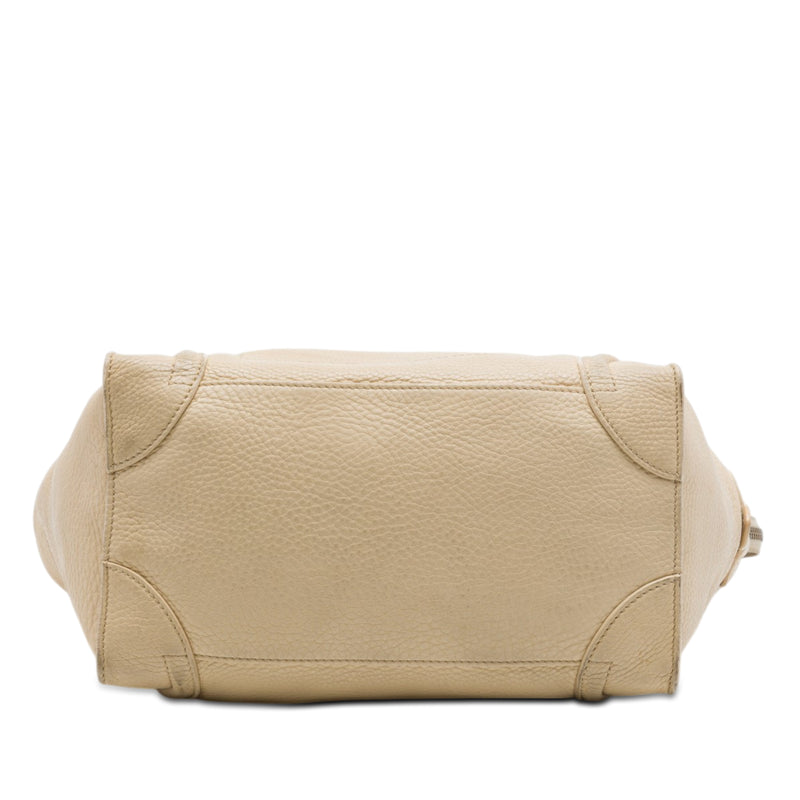 Mini Drummed Calfskin Luggage Tote - Image 3