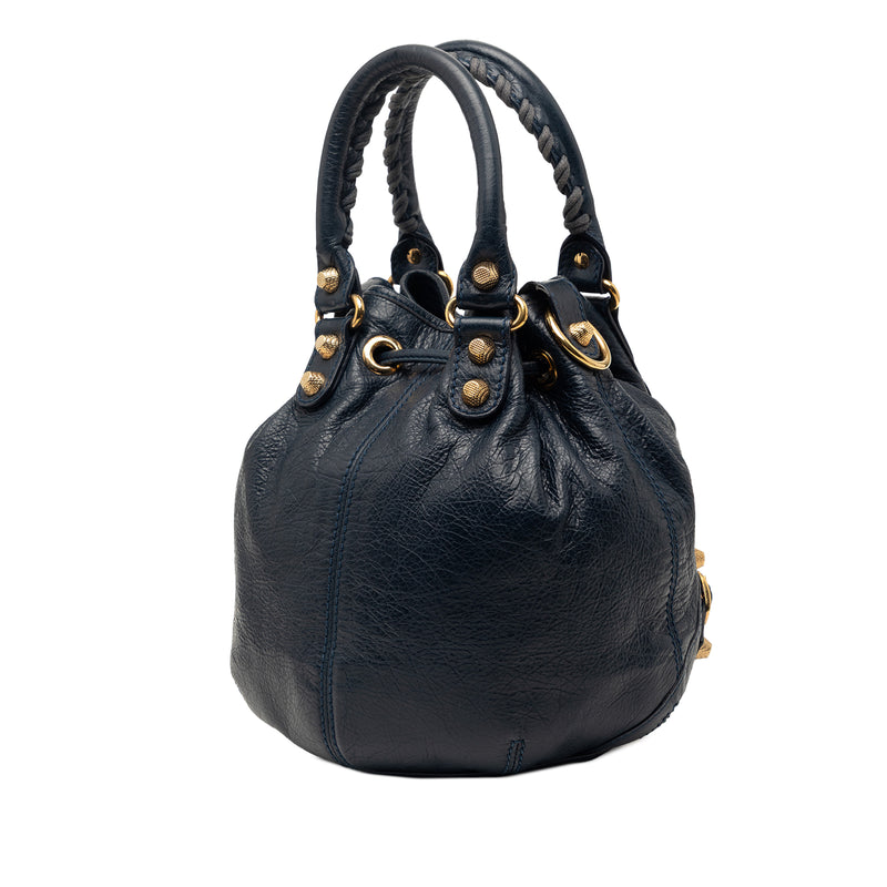 Mini Lambskin Motocross Giant 12 Pompon Bag - Image 2