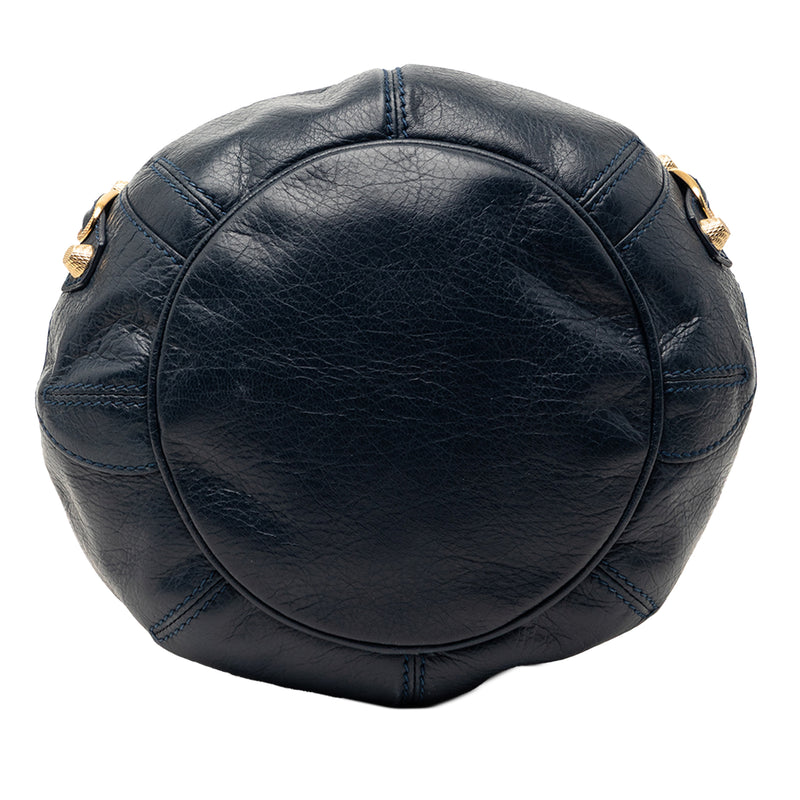 Mini Lambskin Motocross Giant 12 Pompon Bag - Image 3