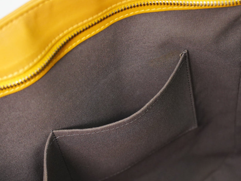 Louis Vuitton Tadao Damier Infini Leather Yellow Bag