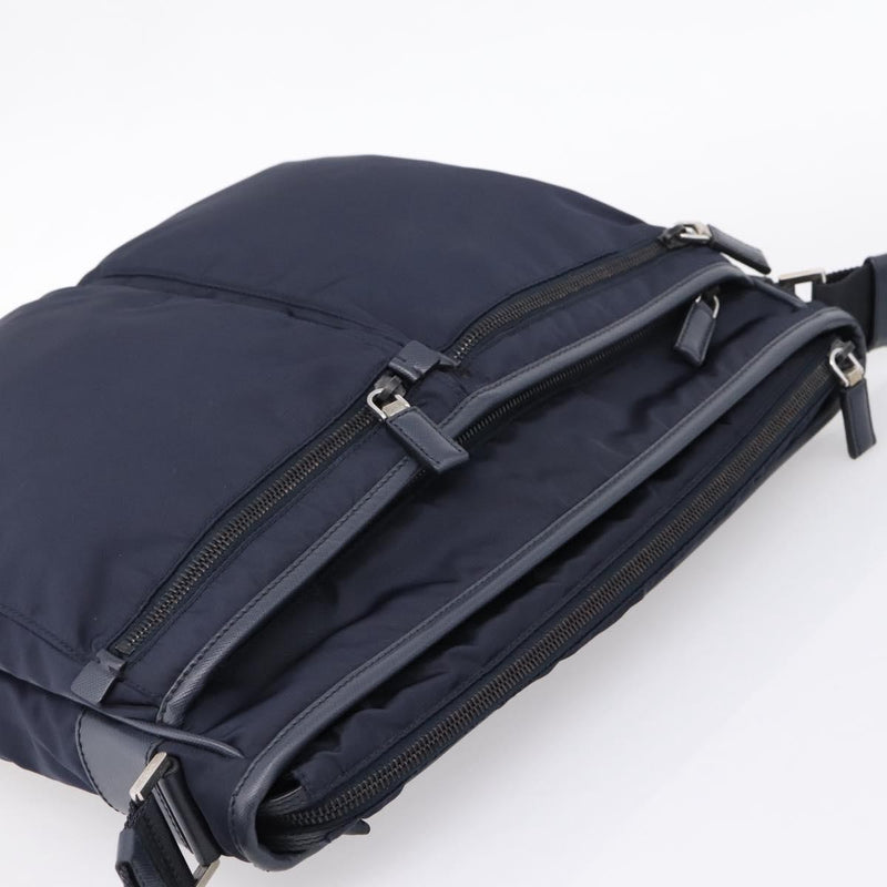 Prada Shoulder Tessuto Navy Nylon Bag