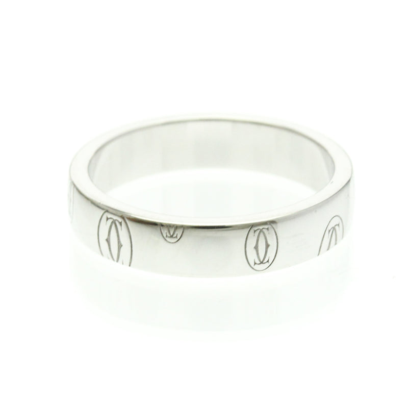 Cartier Logo De Band 18k White Gold Silver White_gold Bijoux