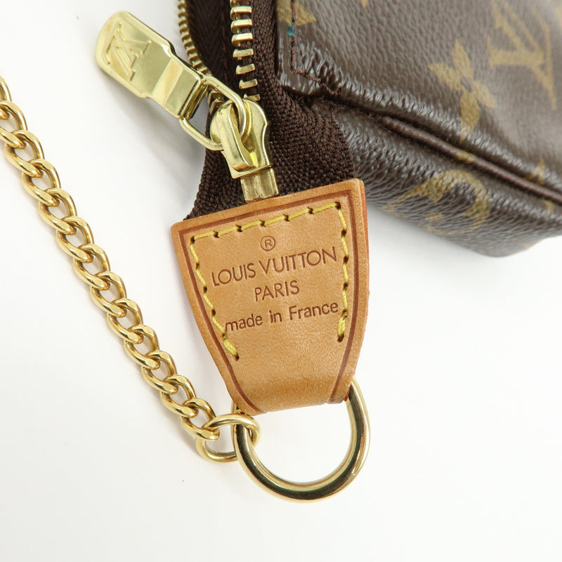 Louis Vuitton Pochette Accessoires Limited Edition Monogram Canvas Brown Bag