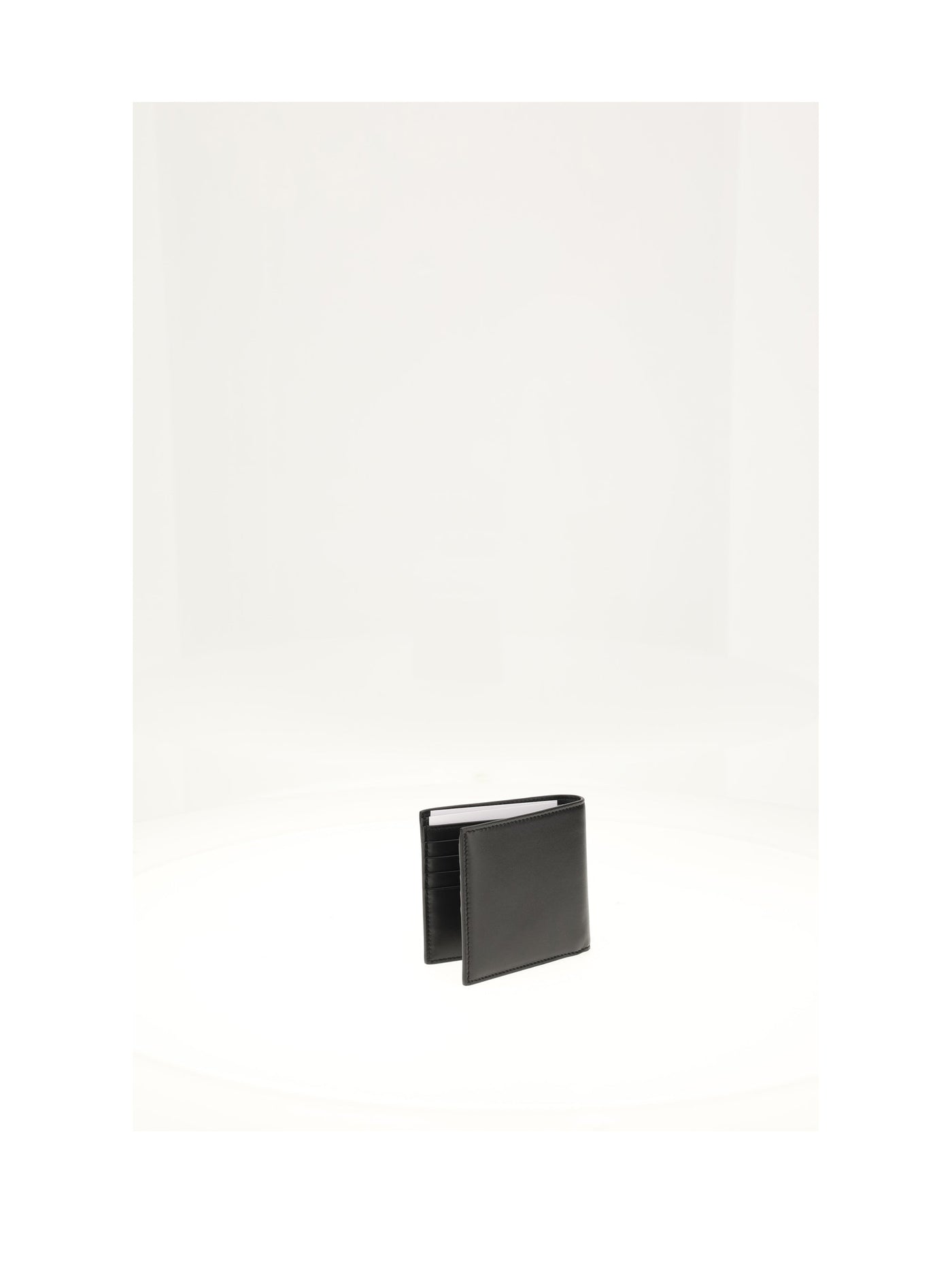 Celine Lamb Leather Bifold Wallet — Black