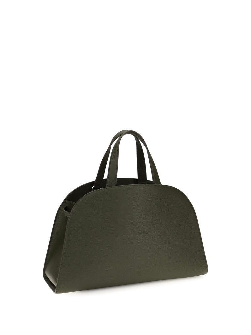 Tory Burch Romy Bauletto Shoulder Bag — Green Leather
